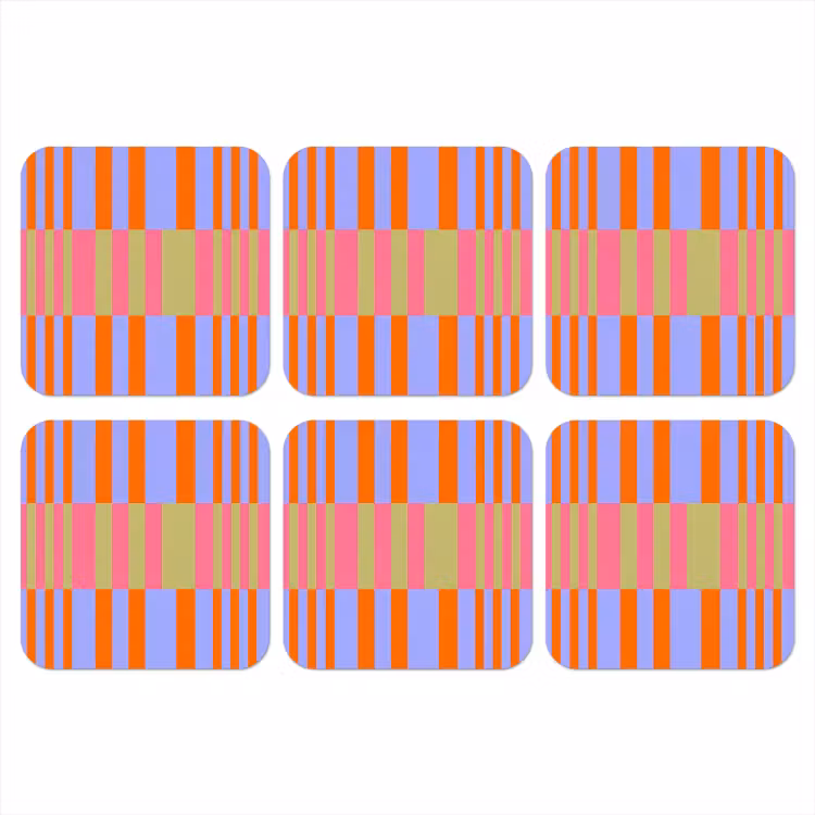 Onderzetter​ - Abstract - Patroon - Geometrisch - Kleurrijk - Modern — 1