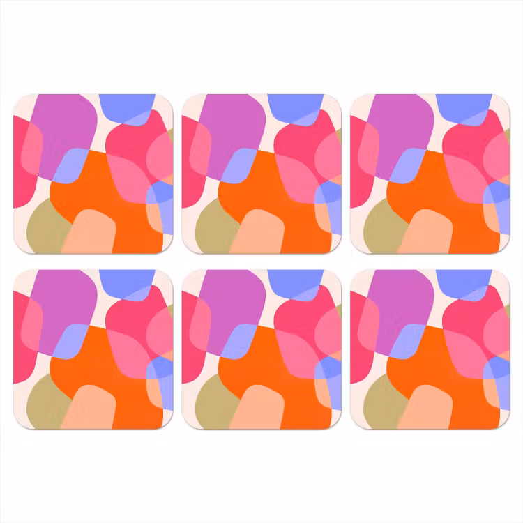 Onderzetter​ - Abstract - Vormen - Modern - Kleurrijk — 1