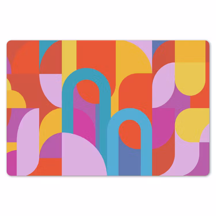 Placemat - 6 stuks - Abstract - Geometrie - Kleurrijk - Modern - Kunst — 7