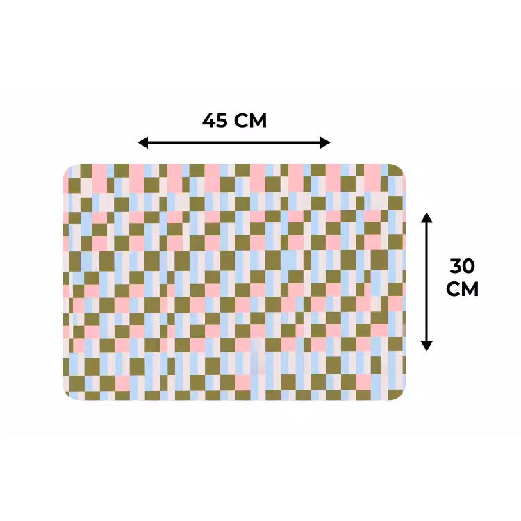 Placemat - 6 stuks - Patroon - Geometrisch - Abstract - Kleurrijk - Modern — 3