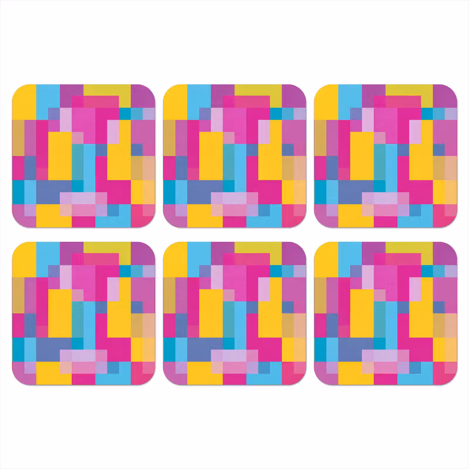 Onderzetter​ - Abstract - Geometrisch - Kunst - Kleurrijk - Modern — 1