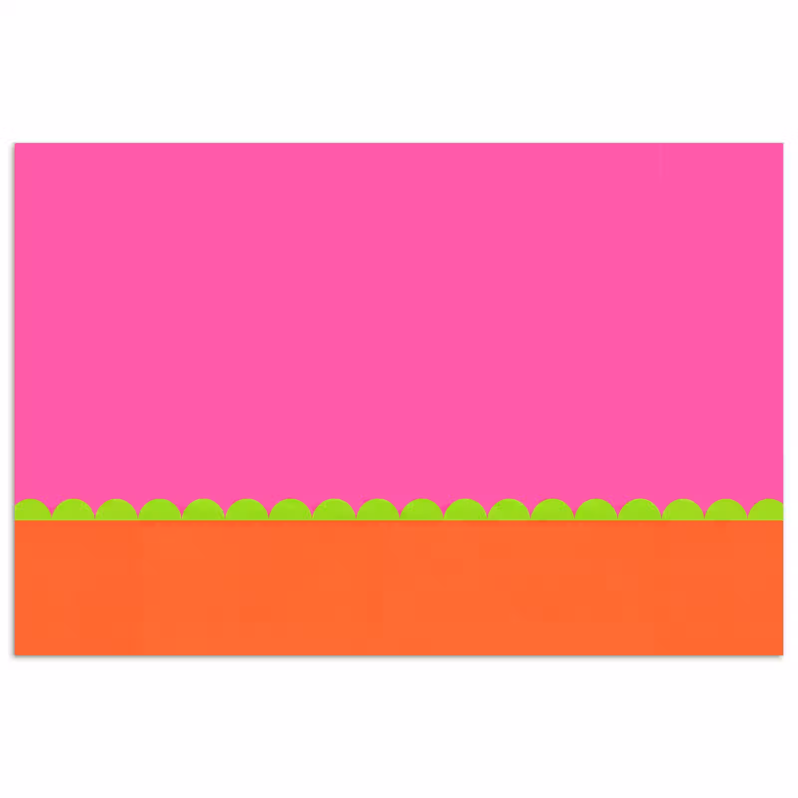 Poster - Abstract - Geometrisch - Kleurblokken - Roze - Oranje — 1