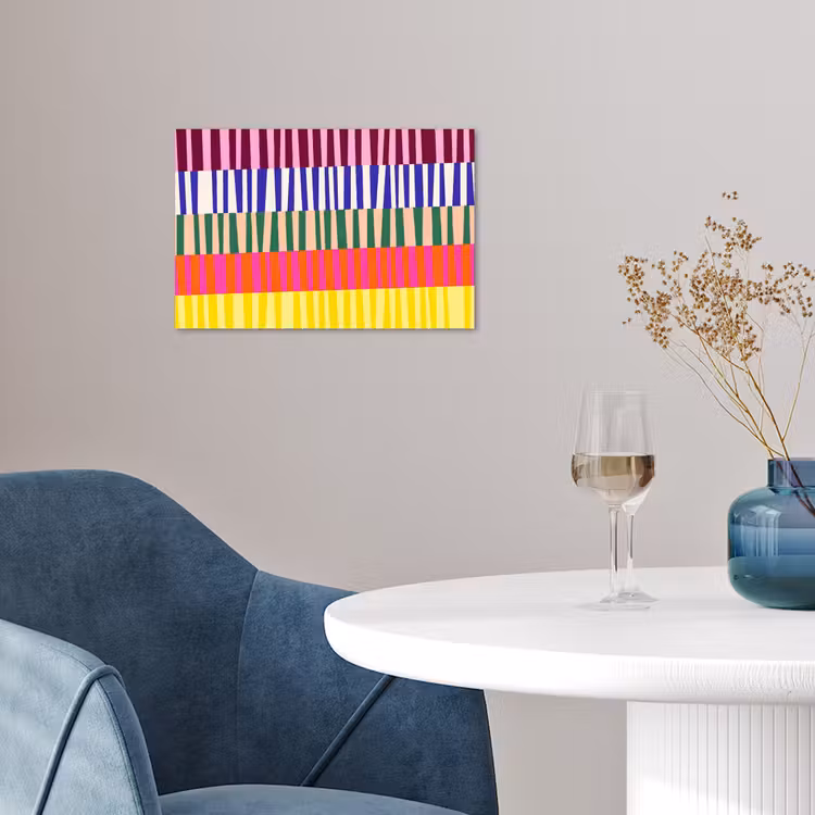 Poster - Patroon - Strepen - Abstract - Modern - Kleurrijk — 4