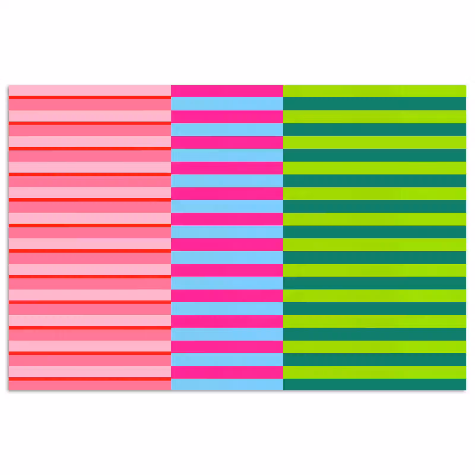 Poster - Patroon - Strepen - Modern - Abstract - Kleurrijk — 1