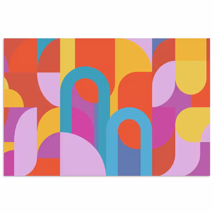 Poster - Abstract - Geometrie - Kleurrijk - Modern - Kunst — 1