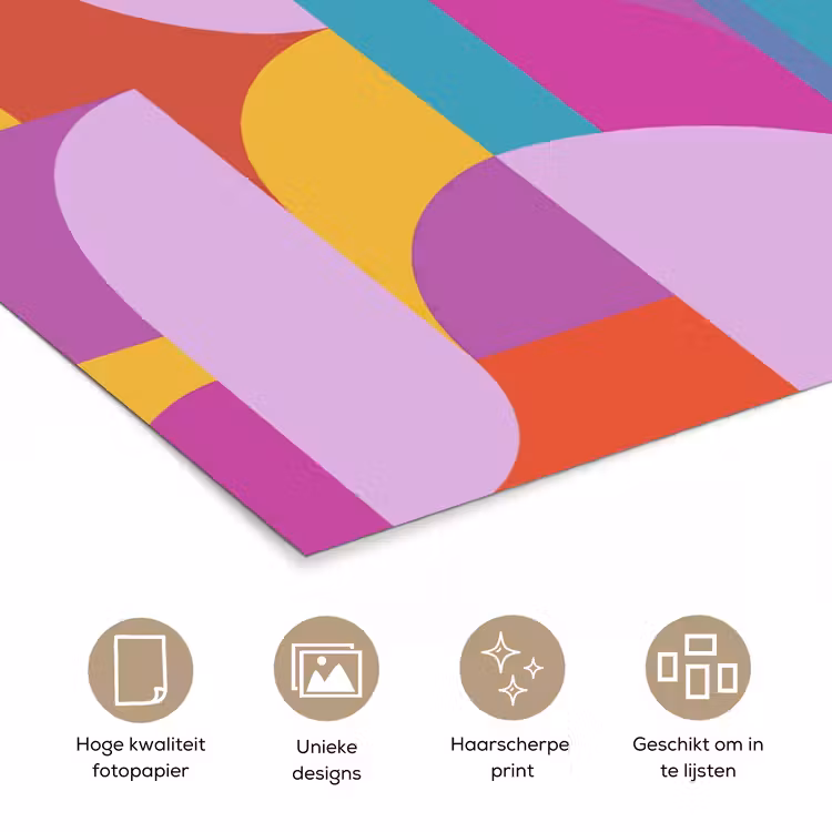 Poster - Abstract - Geometrie - Kleurrijk - Modern - Kunst — 5