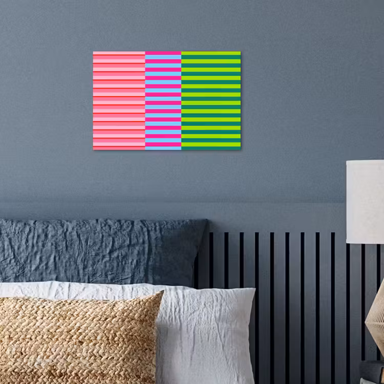 Poster - Patroon - Strepen - Modern - Abstract - Kleurrijk — 3