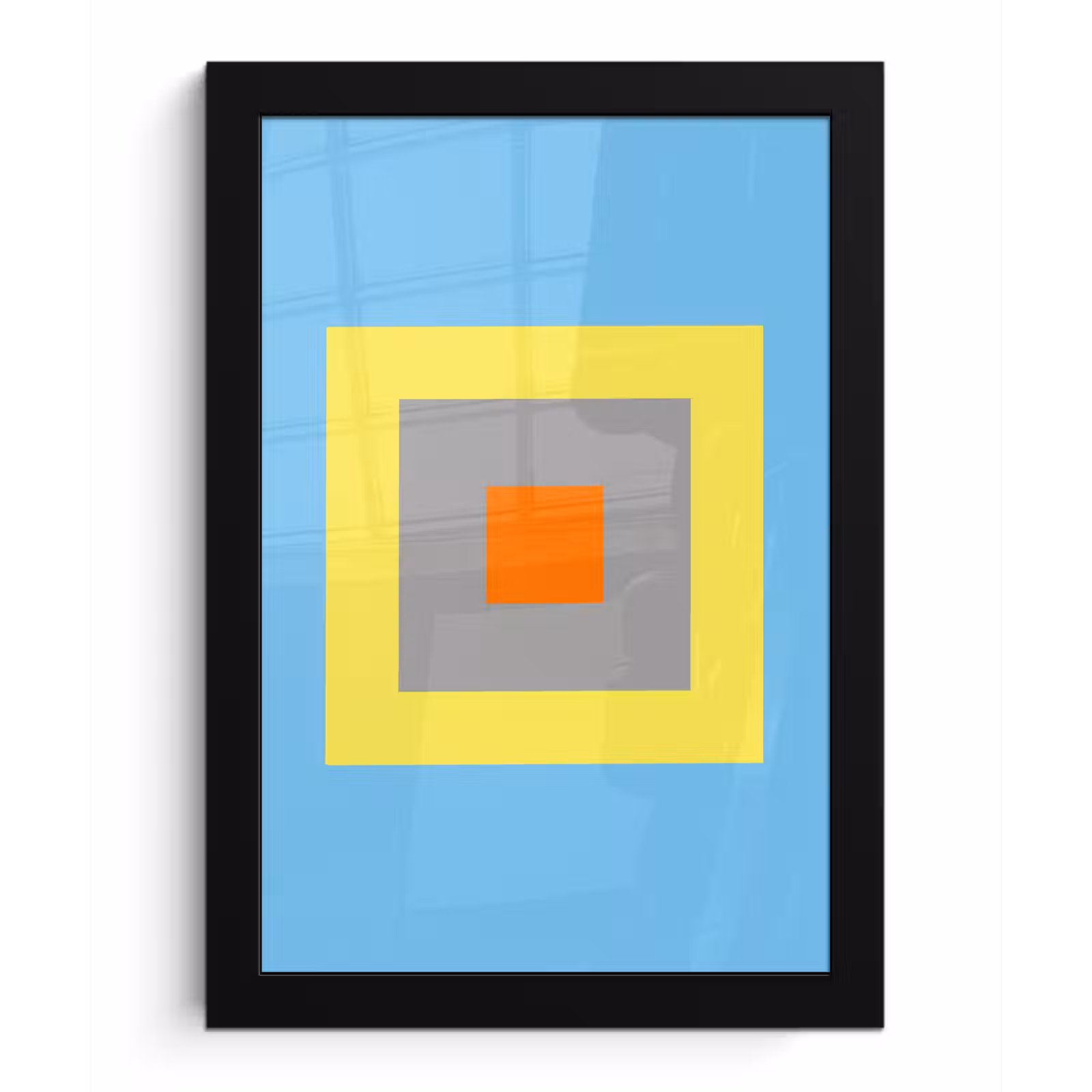 Poster met lijst - Abstract - Geometrisch - Kleurrijk - Modern - Vormen — 1