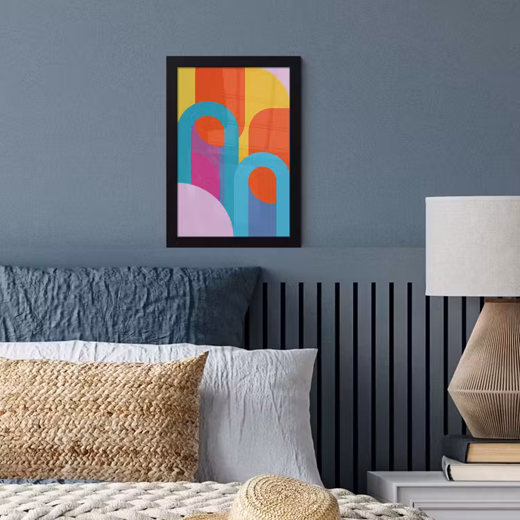 Poster met lijst - Abstract - Geometrie - Kleurrijk - Modern - Kunst — 3