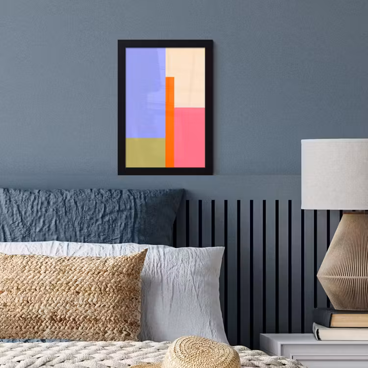 Poster met lijst - Abstract - Geometrie - Kunst - Modern - Kleurrijk — 3