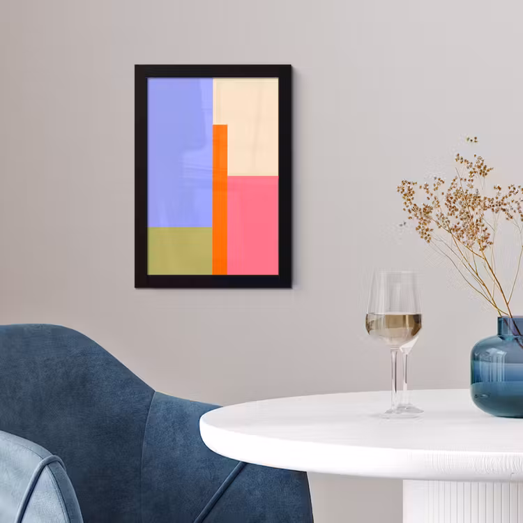 Poster met lijst - Abstract - Geometrie - Kunst - Modern - Kleurrijk — 4