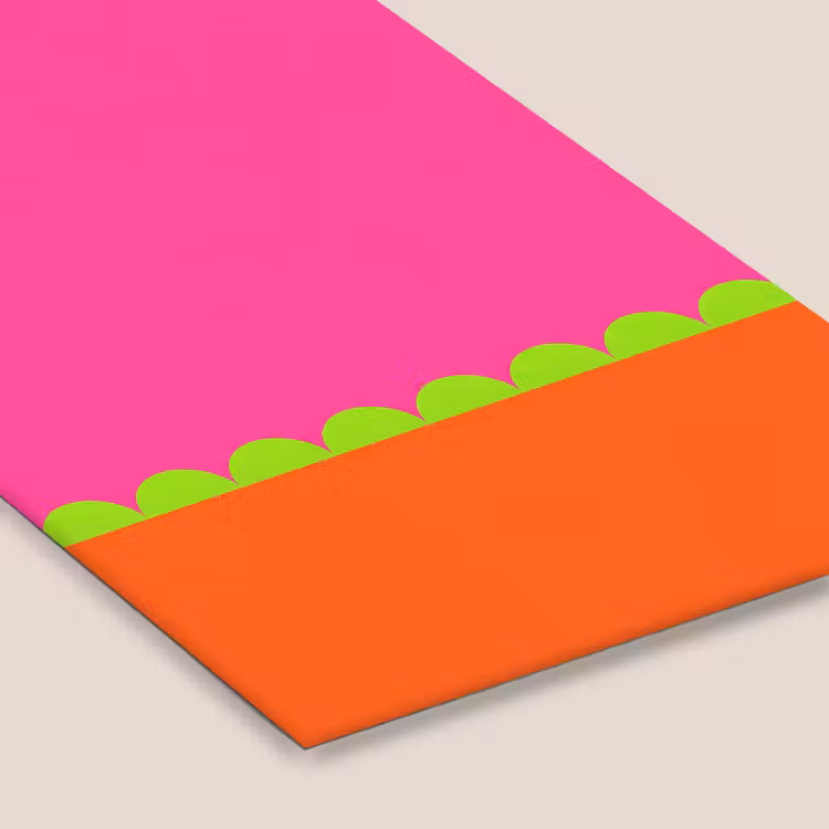 Poster met lijst - Abstract - Geometrisch - Kleurblokken - Roze - Oranje — 7
