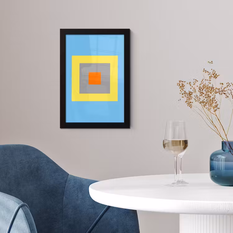 Poster met lijst - Abstract - Geometrisch - Kleurrijk - Modern - Vormen — 4