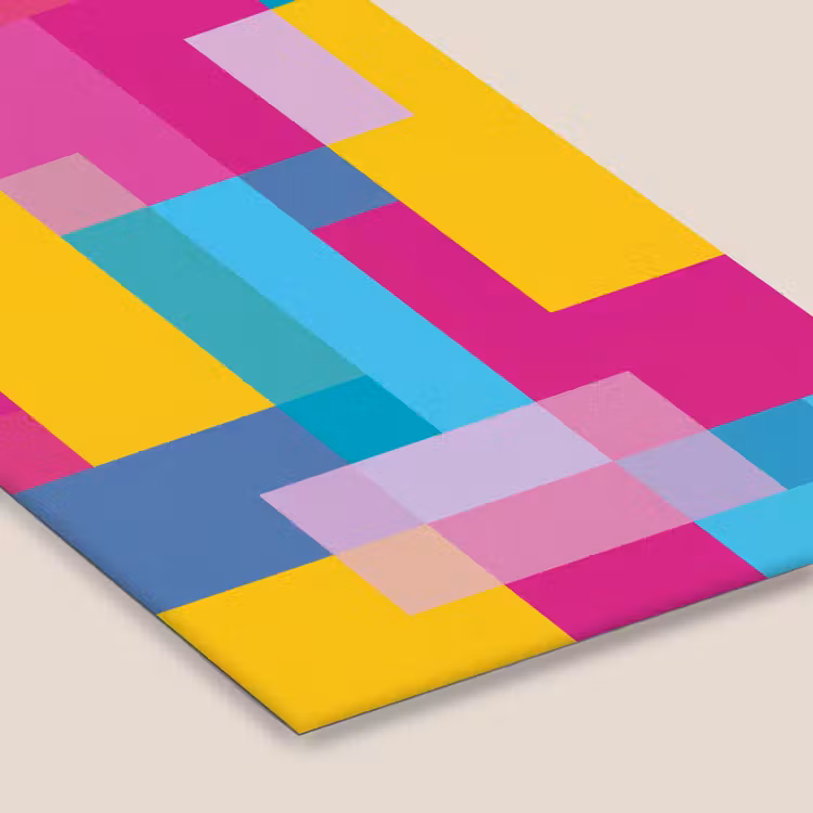 Poster met lijst - Abstract - Geometrisch - Kunst - Kleurrijk - Modern — 7