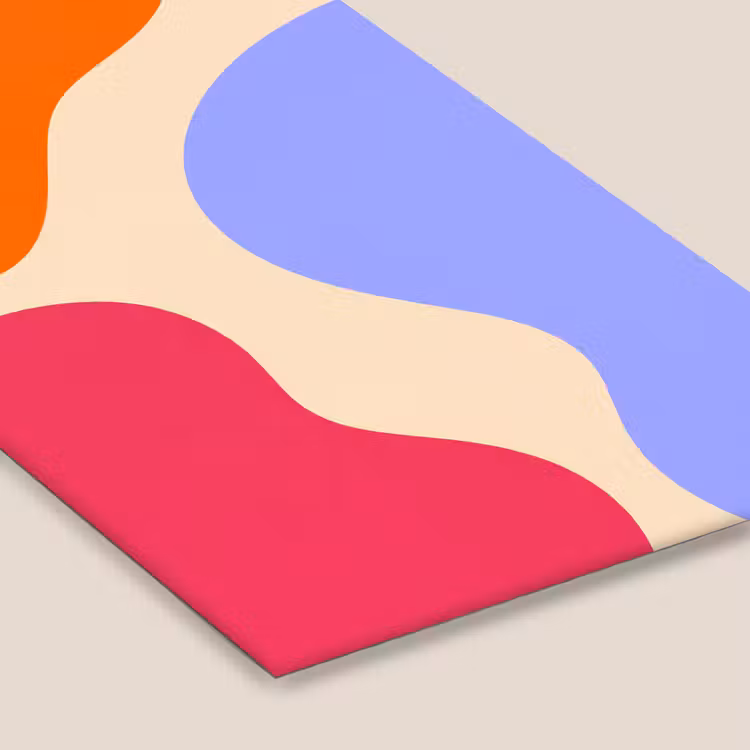 Poster met lijst - Abstract - Organische vormen - Design - Modern - Kleurrijk — 7