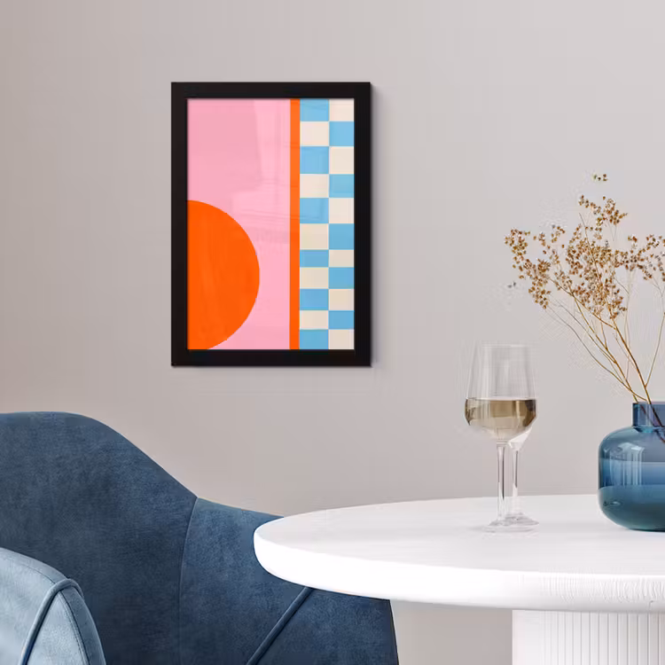 Poster met lijst - Abstract - Vormen - Geometrisch - Modern - Kleurrijk — 4