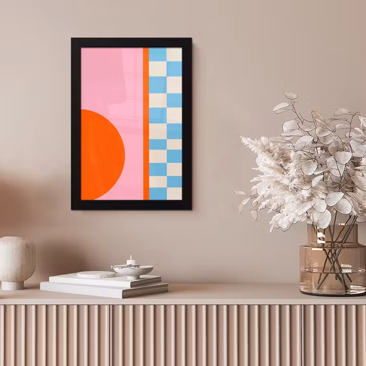 Poster met lijst - Abstract - Vormen - Geometrisch - Modern - Kleurrijk — 5