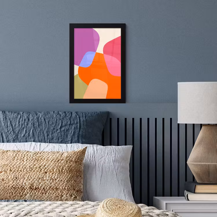 Poster met lijst - Abstract - Vormen - Modern - Kleurrijk — 3
