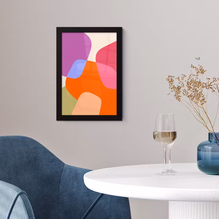 Poster met lijst - Abstract - Vormen - Modern - Kleurrijk — 4