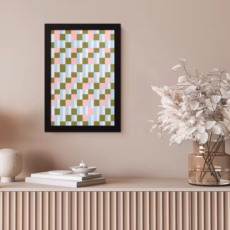 Poster met lijst - Patroon - Geometrisch - Abstract - Kleurrijk - Modern — 5