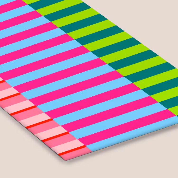 Poster met lijst - Patroon - Strepen - Modern - Abstract - Kleurrijk — 7