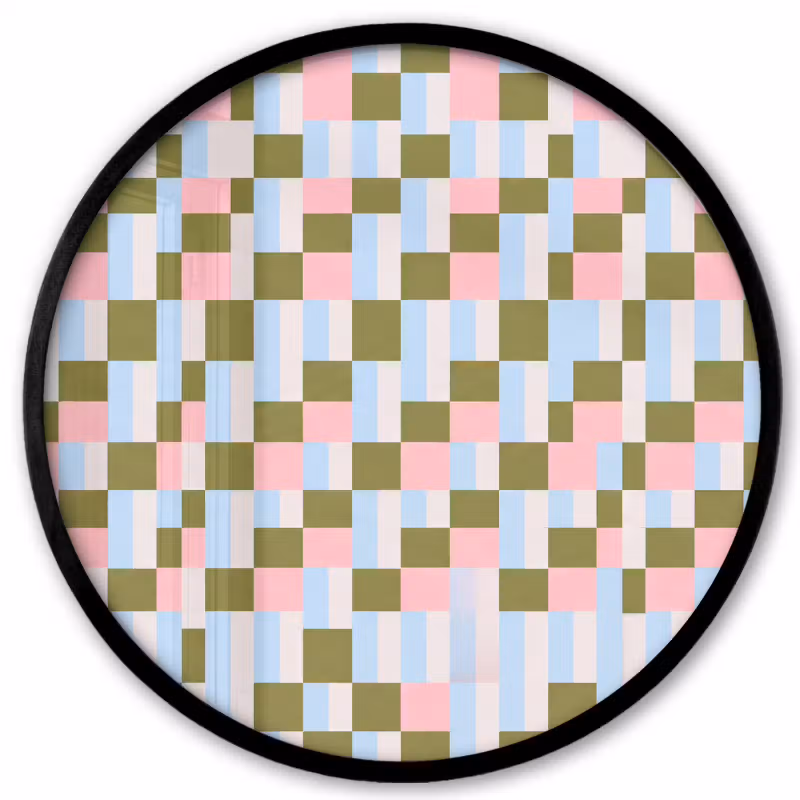 Ronde fotolijst - Patroon - Geometrisch - Abstract - Kleurrijk - Modern — 1