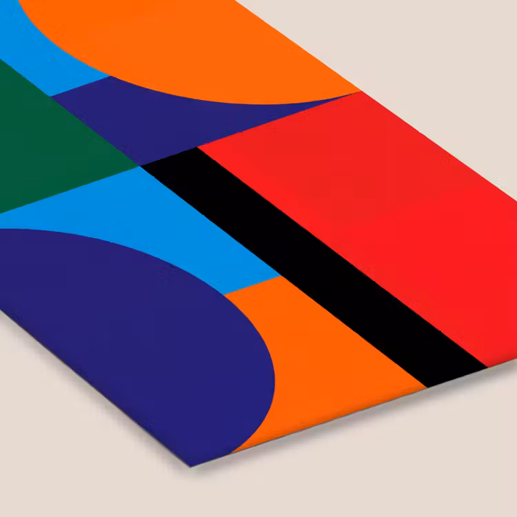 Poster met lijst - Geometrisch - Abstract - Vormen - Kleurrijk - Modern — 7
