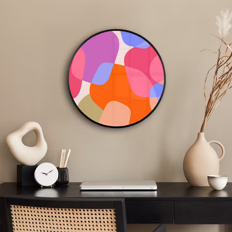 Ronde fotolijst - Abstract - Vormen - Modern - Kleurrijk — 3