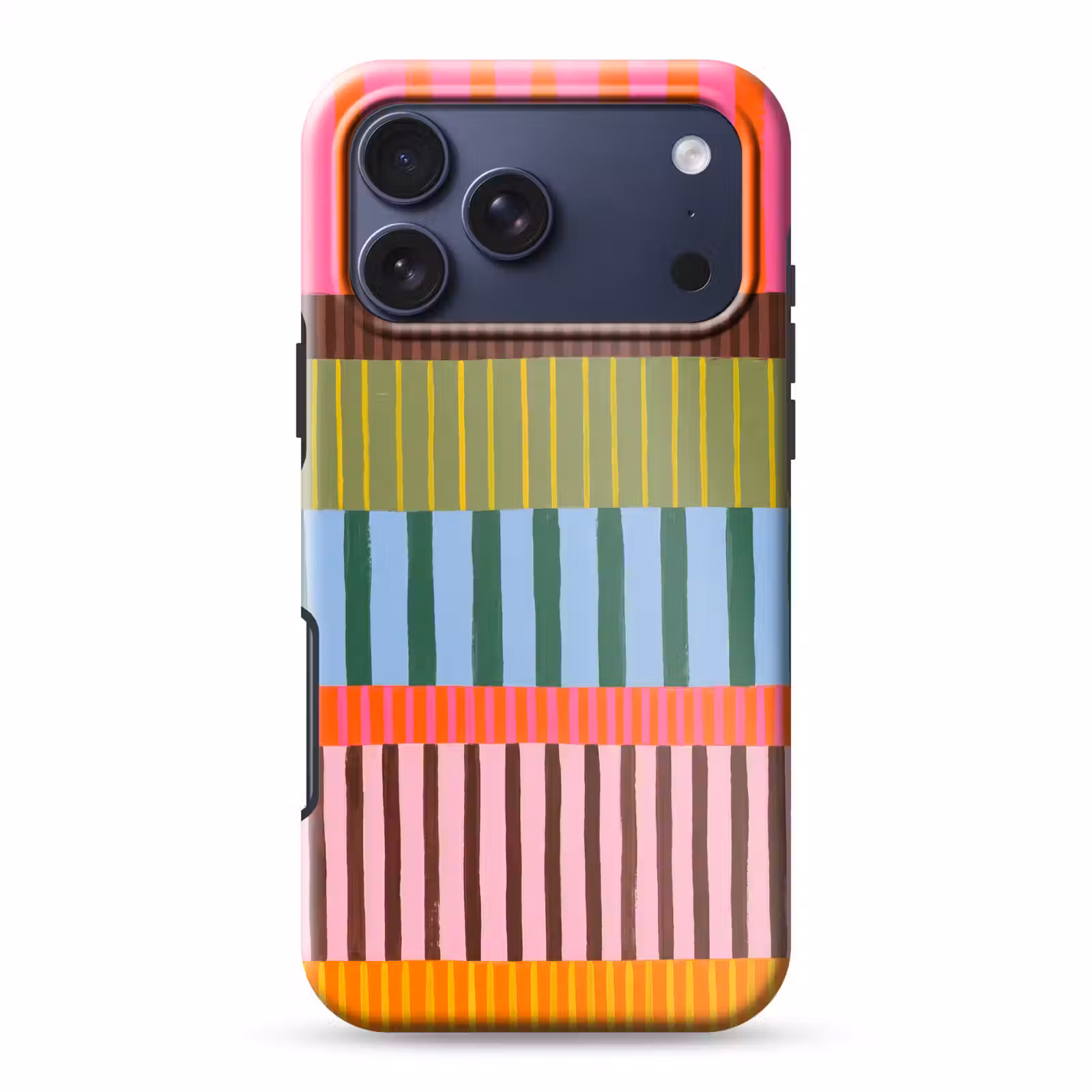 Telefoonhoesje Toughcase - Abstract - Strepen - Modern - Kleurrijk - Kunst — 1