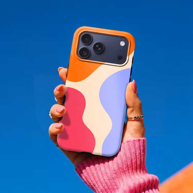 Telefoonhoesje Toughcase - Abstract - Organische vormen - Design - Modern - Kleurrijk — 2