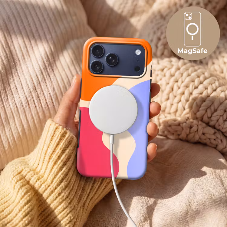 Telefoonhoesje Toughcase - Abstract - Organische vormen - Design - Modern - Kleurrijk — 8