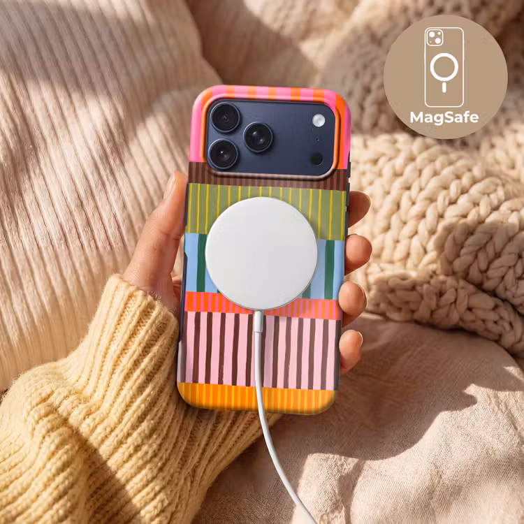 Telefoonhoesje Toughcase - Abstract - Strepen - Modern - Kleurrijk - Kunst — 8