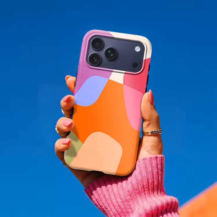 Telefoonhoesje Toughcase - Abstract - Vormen - Modern - Kleurrijk — 2