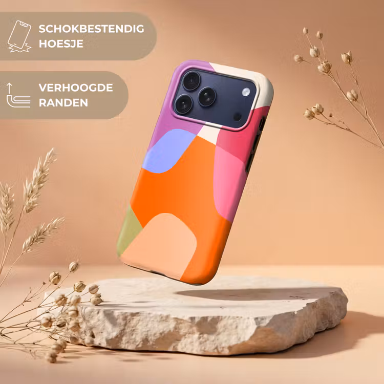 Telefoonhoesje Toughcase - Abstract - Vormen - Modern - Kleurrijk — 5
