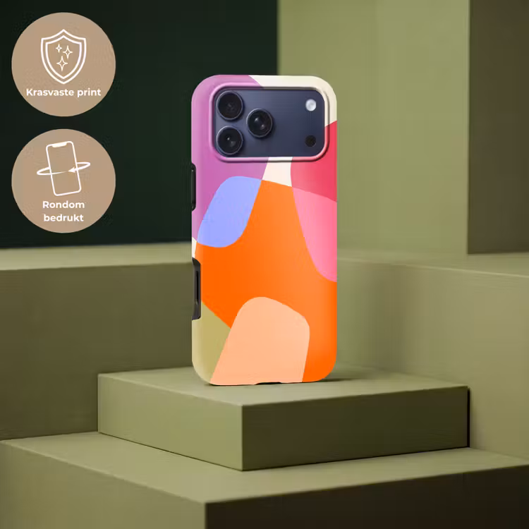 Telefoonhoesje Toughcase - Abstract - Vormen - Modern - Kleurrijk — 7
