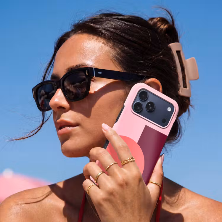 Telefoonhoesje Toughcase - Abstract - Vormen - Roze - Modern - Design — 6
