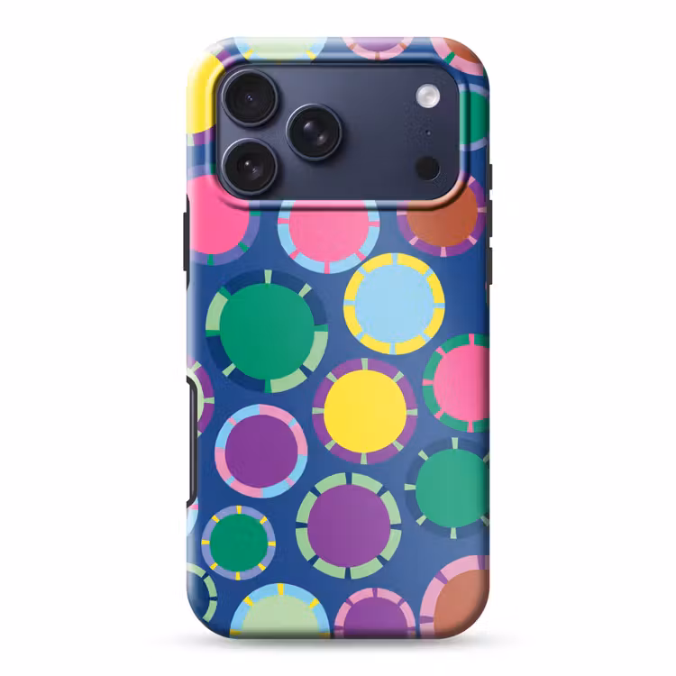 Telefoonhoesje Toughcase - Patroon - Cirkels - Abstract - Kleurrijk — 1