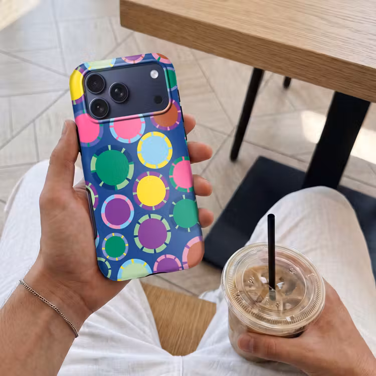 Telefoonhoesje Toughcase - Patroon - Cirkels - Abstract - Kleurrijk — 4