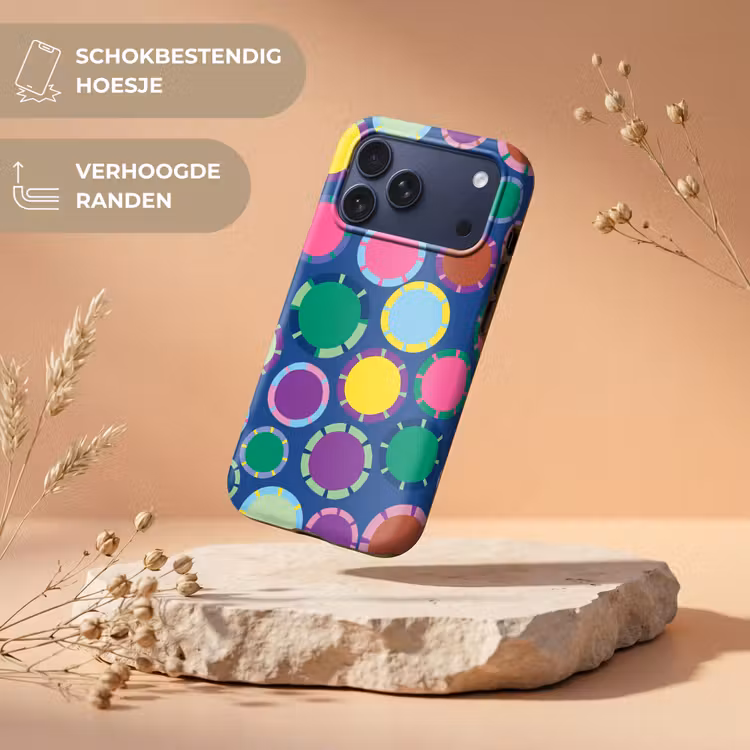 Telefoonhoesje Toughcase - Patroon - Cirkels - Abstract - Kleurrijk — 5
