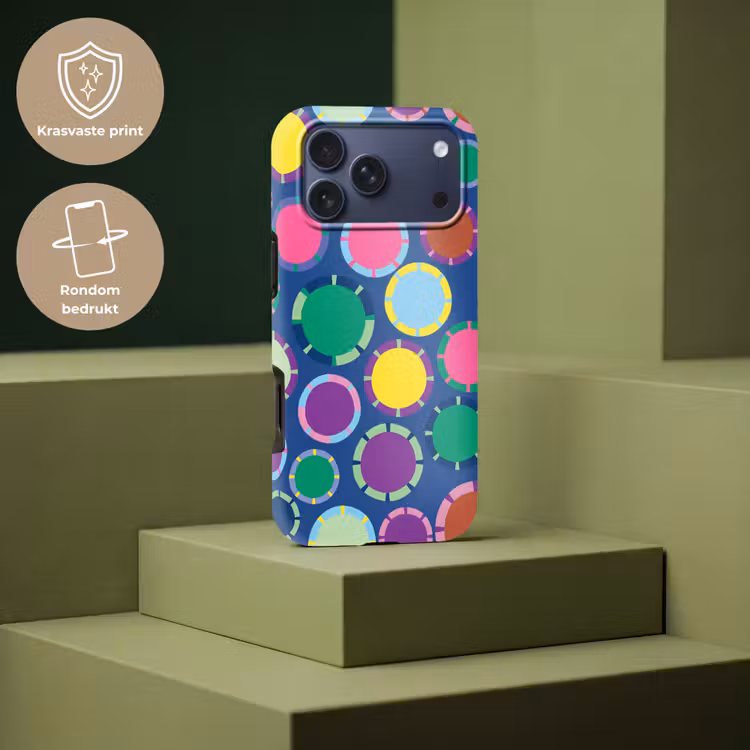 Telefoonhoesje Toughcase - Patroon - Cirkels - Abstract - Kleurrijk — 7