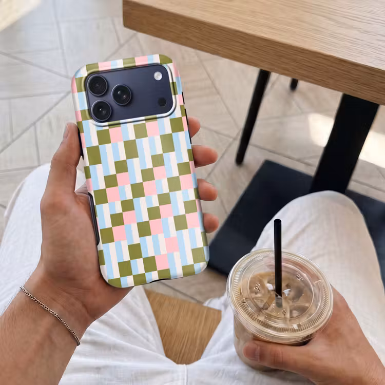 Telefoonhoesje Toughcase - Patroon - Geometrisch - Abstract - Kleurrijk - Modern — 4