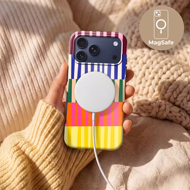 Telefoonhoesje Toughcase - Patroon - Strepen - Abstract - Modern - Kleurrijk — 8