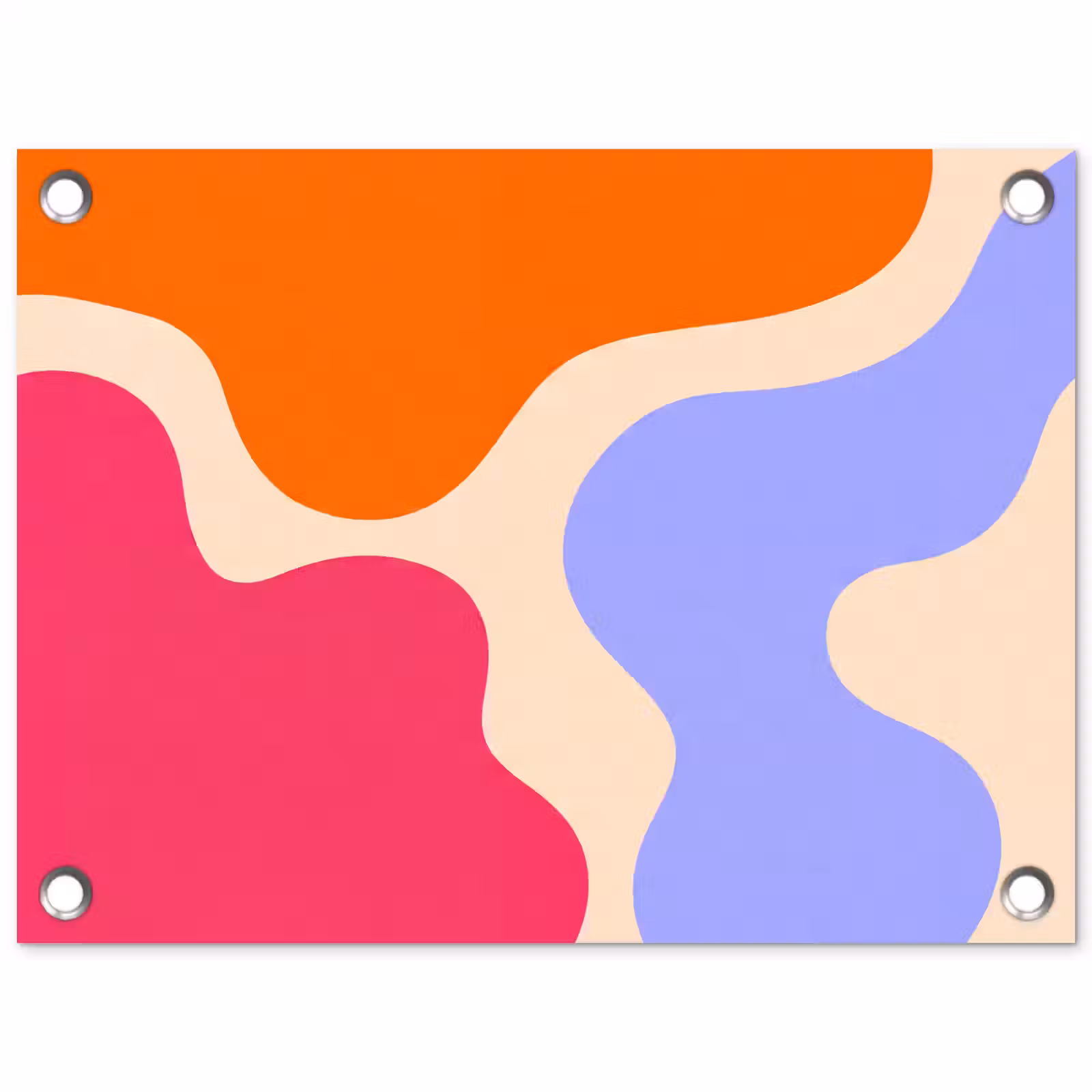 Tuinposter - Abstract - Organische vormen - Design - Modern - Kleurrijk — 1