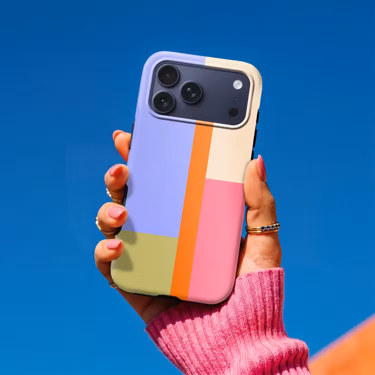Telefoonhoesje Toughcase - Abstract - Geometrie - Kunst - Modern - Kleurrijk — 2