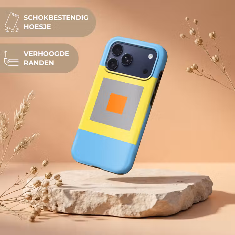 Telefoonhoesje Toughcase - Abstract - Geometrisch - Kleurrijk - Modern - Vormen — 5