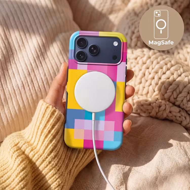 Telefoonhoesje Toughcase - Abstract - Geometrisch - Kunst - Kleurrijk - Modern — 8