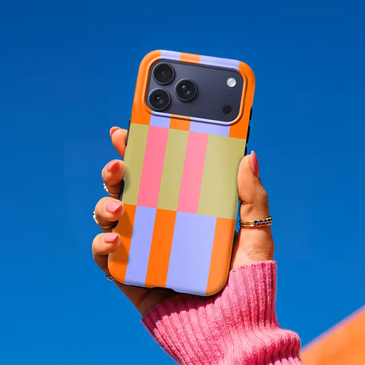 Telefoonhoesje Toughcase - Abstract - Patroon - Geometrisch - Kleurrijk - Modern — 2