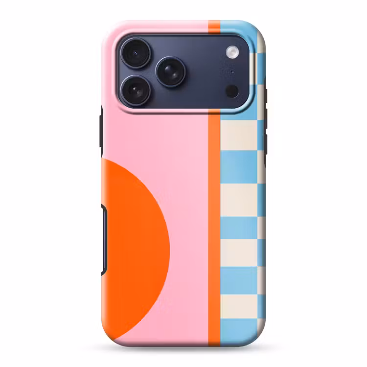 Telefoonhoesje Toughcase - Abstract - Vormen - Geometrisch - Modern - Kleurrijk — 1