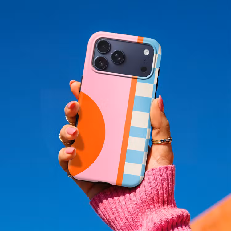 Telefoonhoesje Toughcase - Abstract - Vormen - Geometrisch - Modern - Kleurrijk — 2
