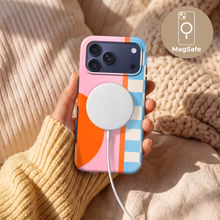 Telefoonhoesje Toughcase - Abstract - Vormen - Geometrisch - Modern - Kleurrijk — 8